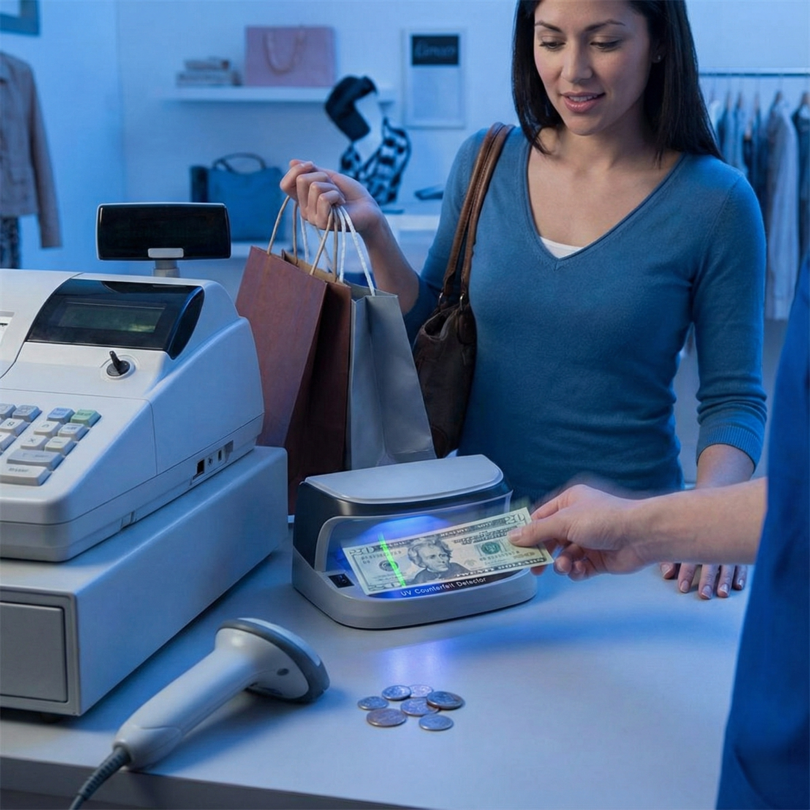 Portable UV Money Detector